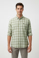 Turbo FearLess Checked Long Sleeve Cotton Casual Shirt