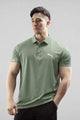 Pma Essential Printed Logo Men's Polo Shirt In Sea Foam