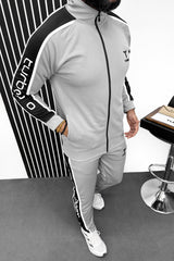 Turbo Signature Typography Men Zipper Tracksuit