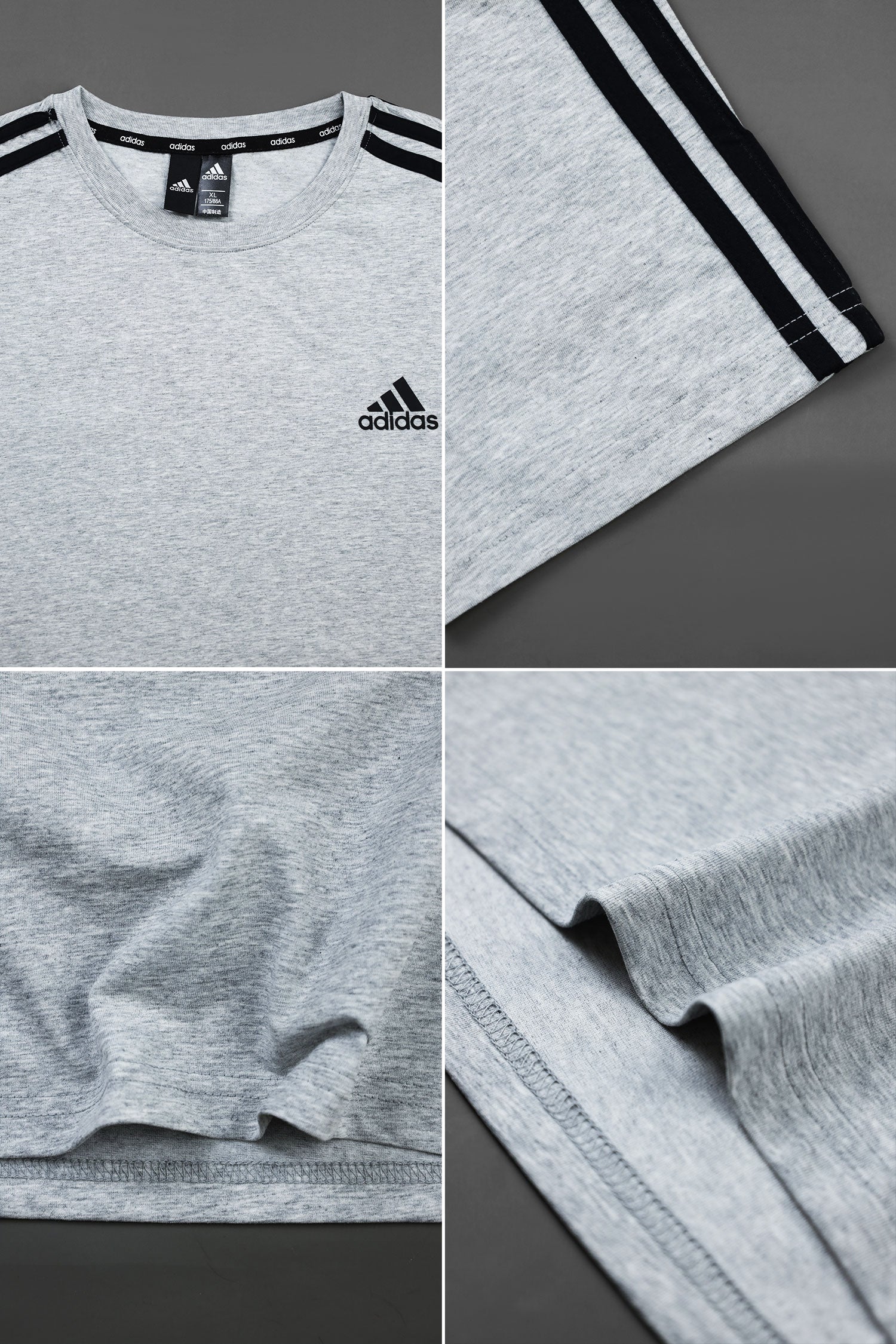Adds Essentials Classic Strips Round Neck T-Shirt