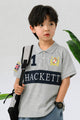 Hcket Classic Fit Younger Kids Polo Shirt In Light Grey
