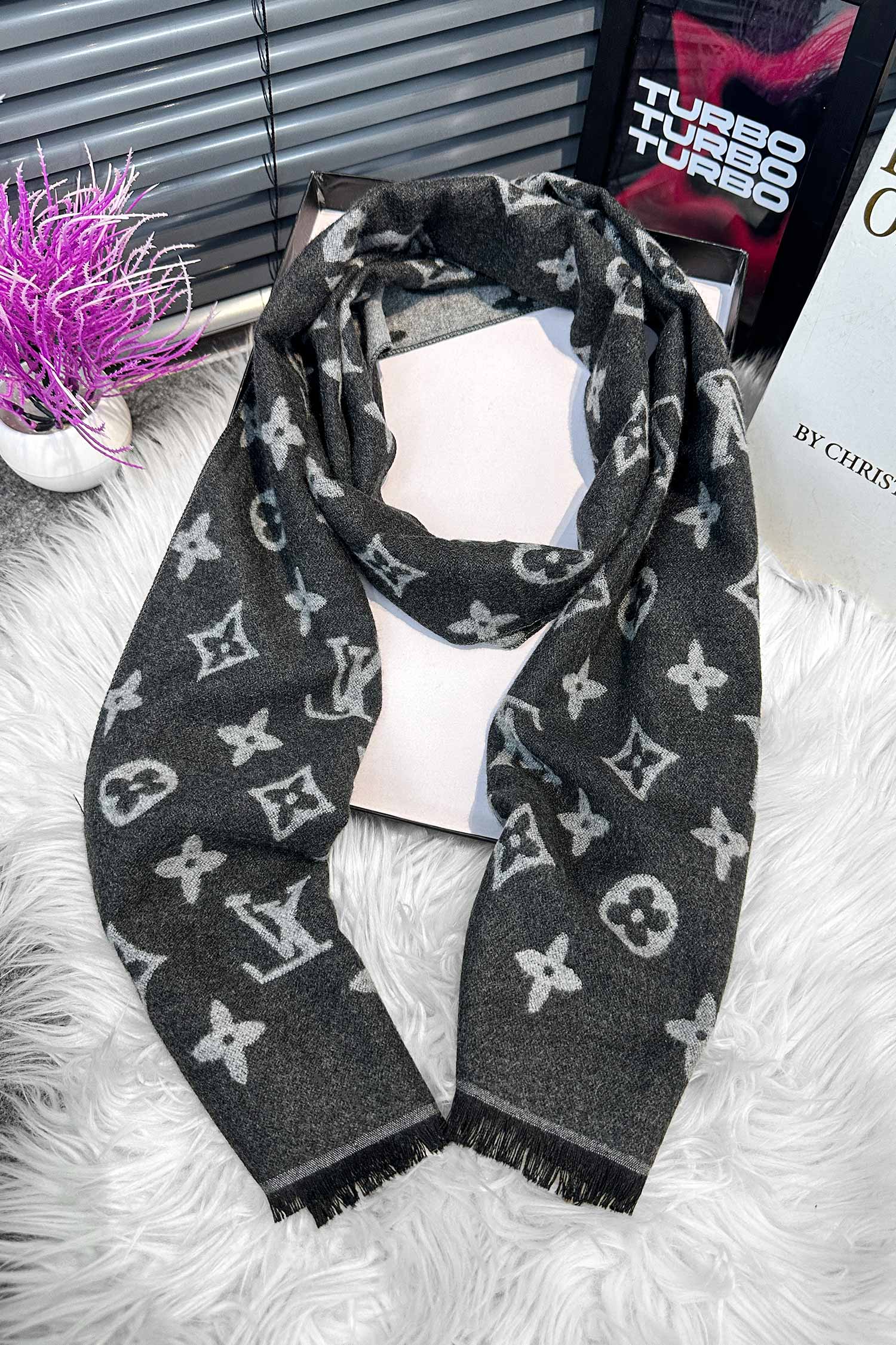 Luis Vten x Supreme Authentic Monogram Imported Men's Wool Muffler