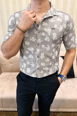 Turbo Rich Floral Printed Casual Shirt