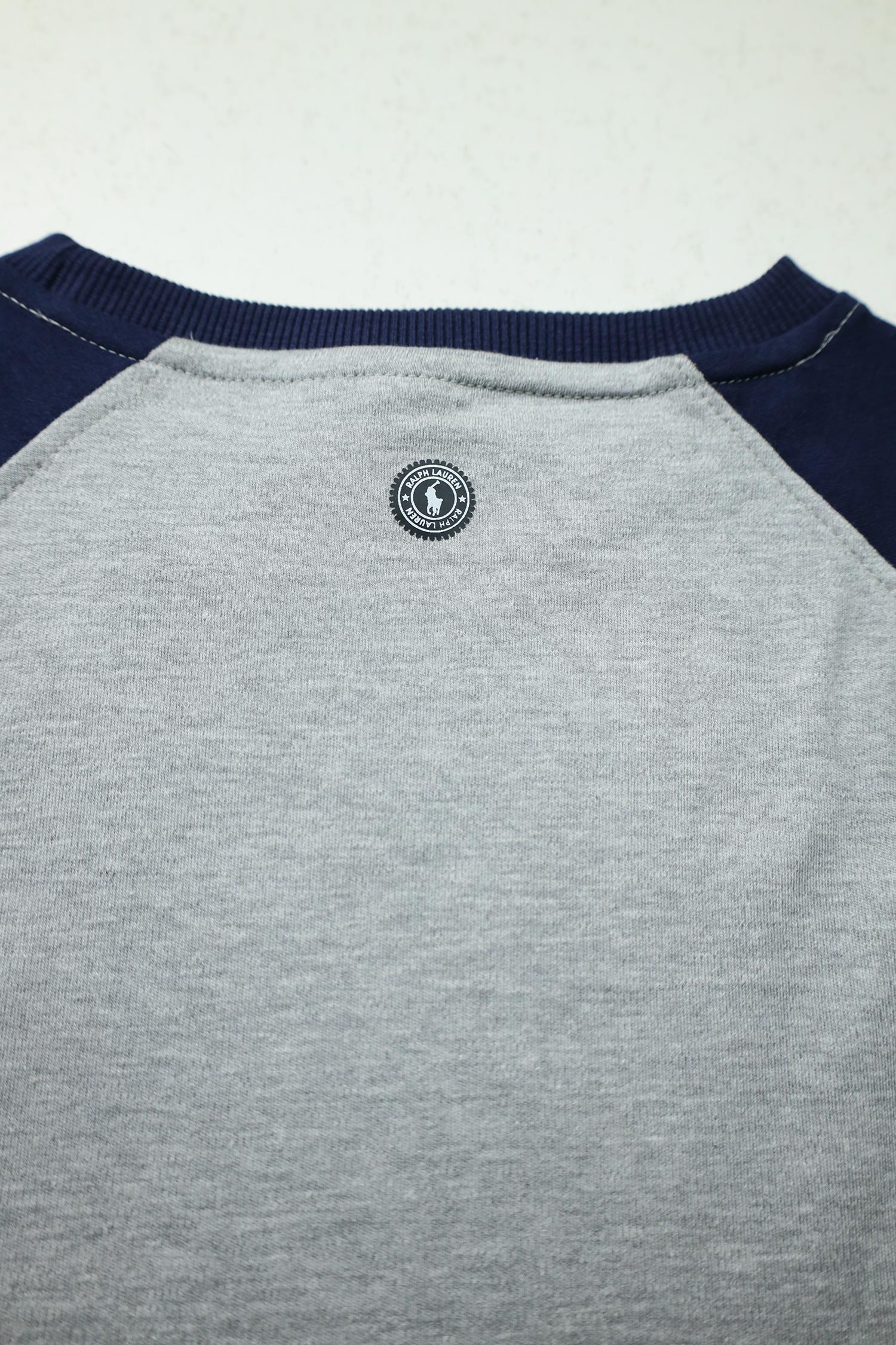 Rph Lren Raglan Pullover Mock Neck Imported Men's Sweatshirt