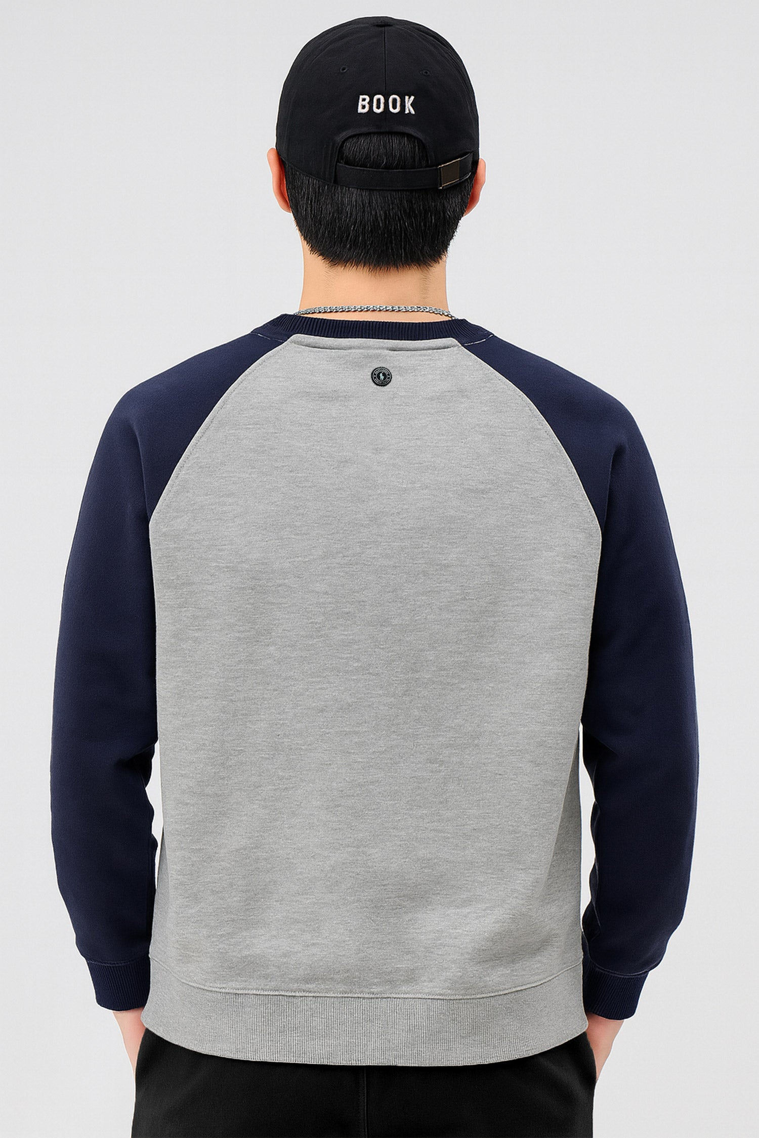 Rph Lren Raglan Pullover Mock Neck Imported Men's Sweatshirt