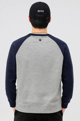 Rph Lren Raglan Pullover Mock Neck Imported Men's Sweatshirt