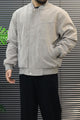 Turbo Minimal Multi-Pockets Imported Suede Leather Jacket In Light Grey