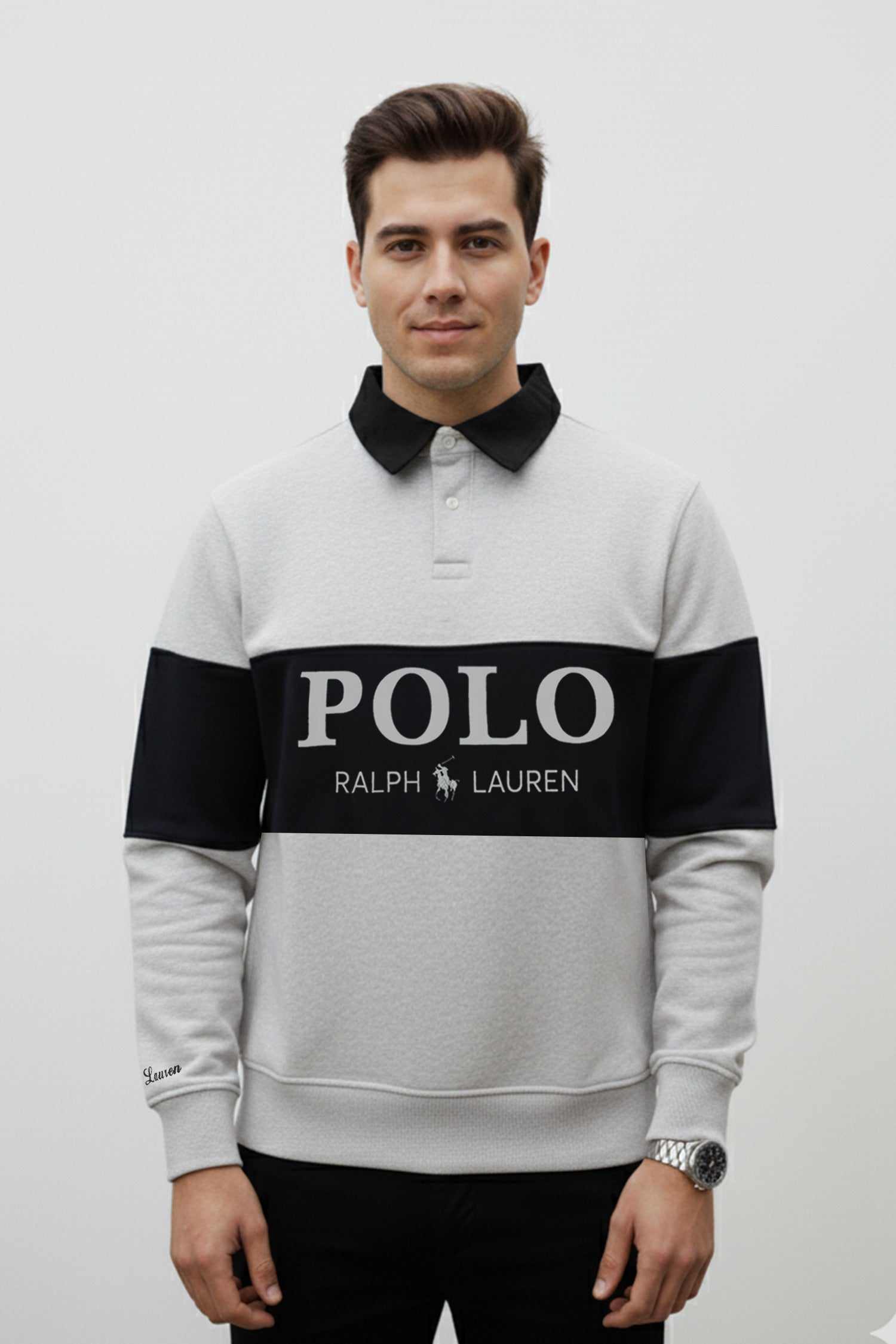Rph Lren Classic Signature Typographi Imported Men's Sweatshirt