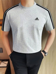 Adds Essentials Classic Strips Round Neck T-Shirt