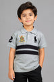 Plo Rph Lren Custom Slim Fit Crest Mesh Kids Polo Shirt
