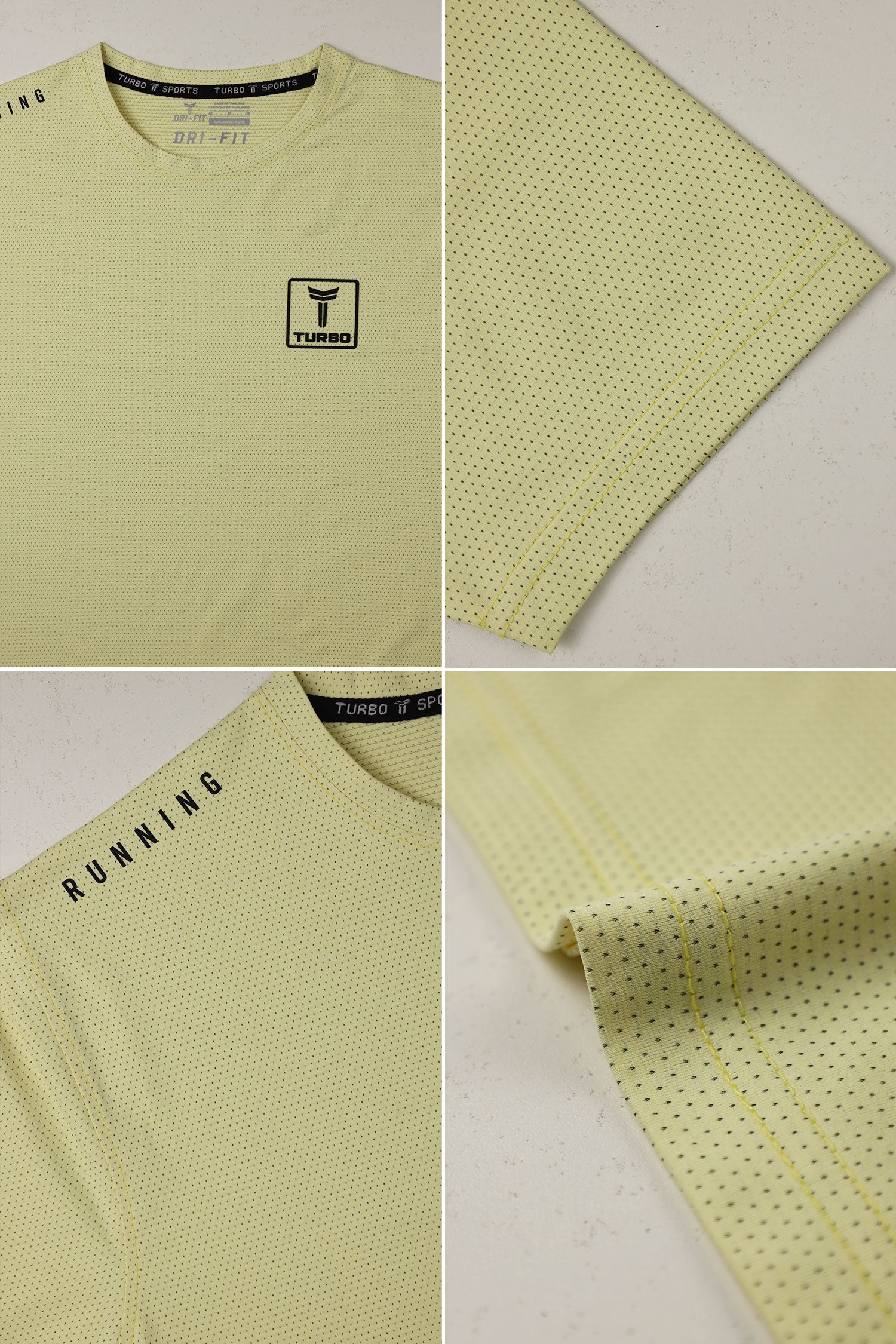 Turbo 'Aero-Flow' Perforated Running Dry-Fit Tee
