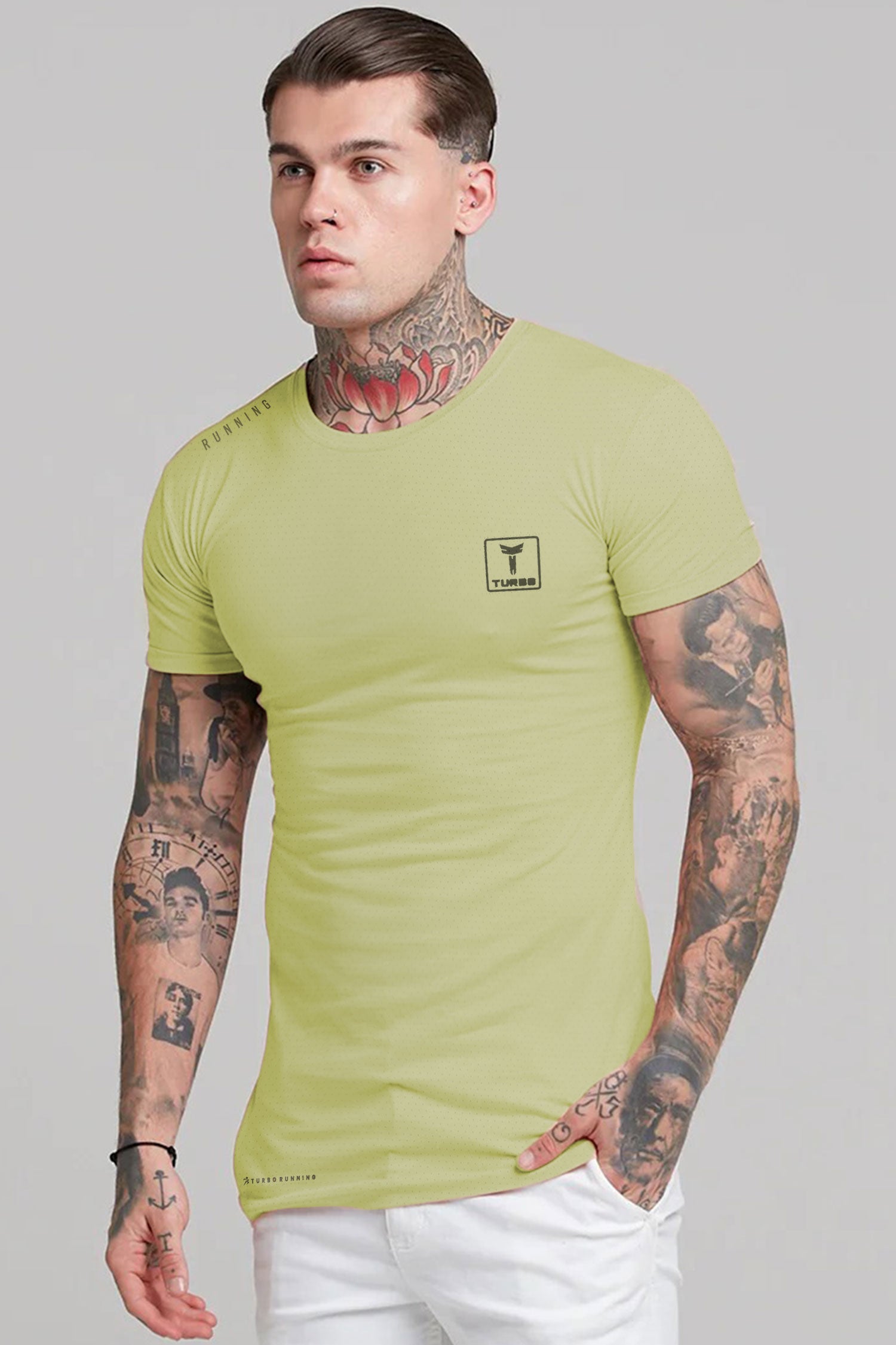 Turbo 'Aero-Flow' Perforated Running Dry-Fit Tee