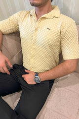 Turbo Popcorn Cuba Waffle Casual Shirt