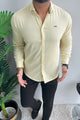Turbo Self Lining Long Sleeve Cotton Casual Shirt