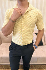 Turbo Popcorn Cuba Waffle Casual Shirt