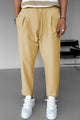Turbo Straight Leg Lace-Up SlimFit Trouser In Light Lemon