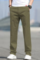 Turbo Urban Executive Slim Fit Cotton Pant In Light Moss Green