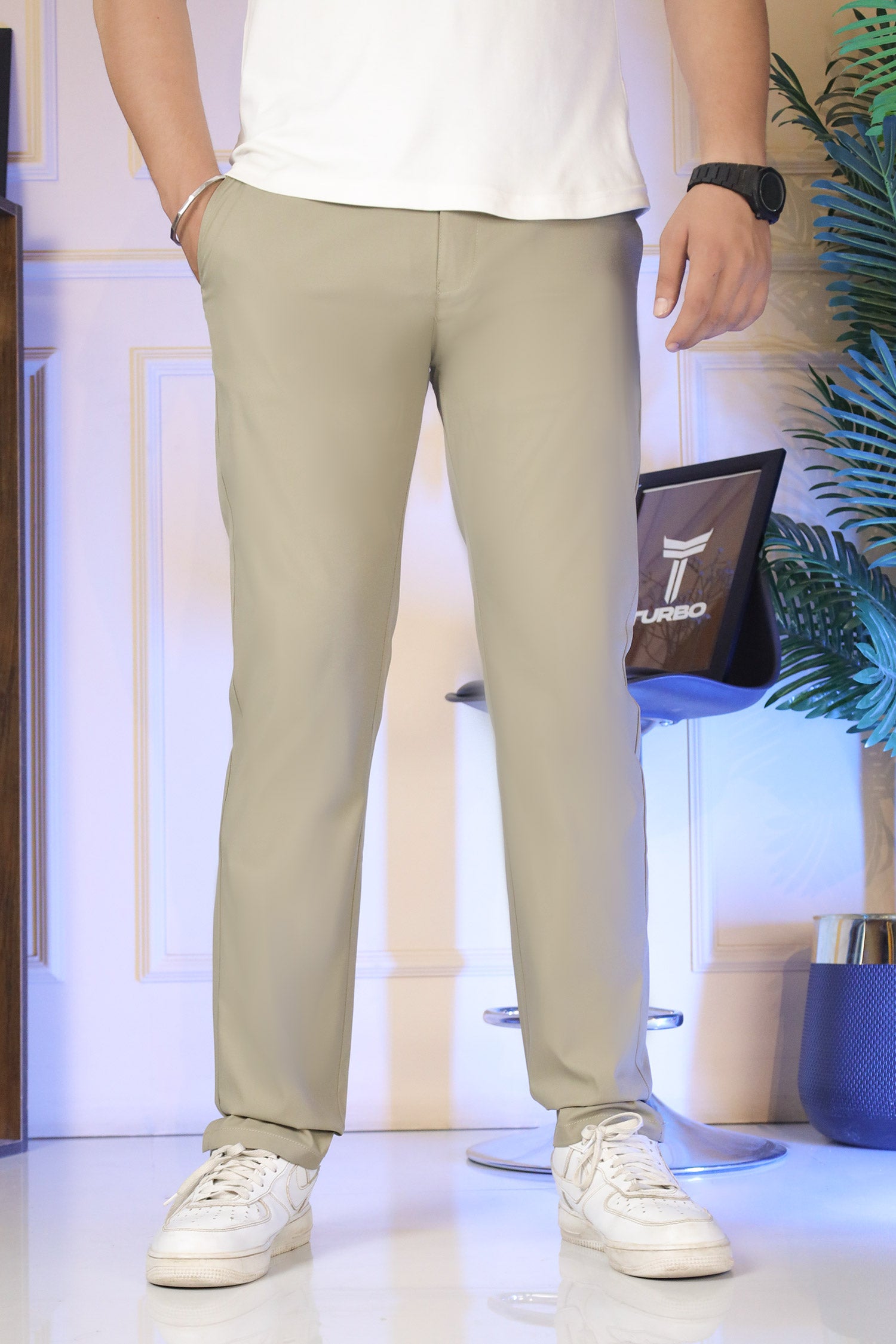Turbo Urban Era Executive Slim Fit Cotton Pant