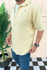 Turbo Popcorn Cuba Waffle Casual Shirt
