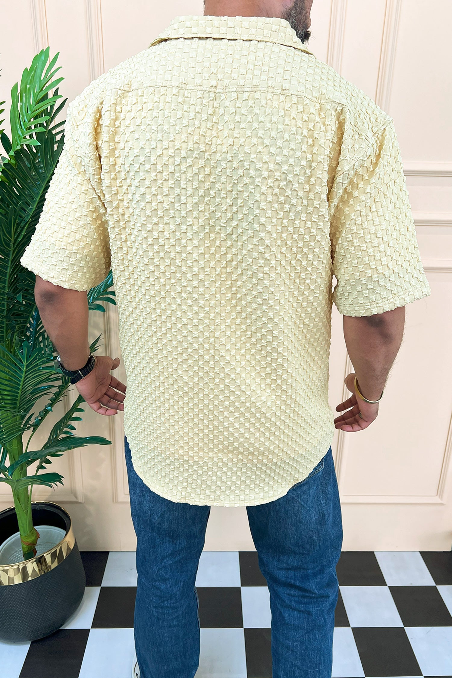 Turbo Popcorn Cuba Waffle Casual Shirt