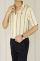 Turbo Patterned Lining Style Casual Shirt