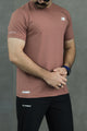 New Blnce Athletic Core Run Imp Dry-Fit Tee In Light Maroon