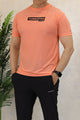 Turbo Pro Sports Climalite Mesh Dry-Fit Tee In Light Orange