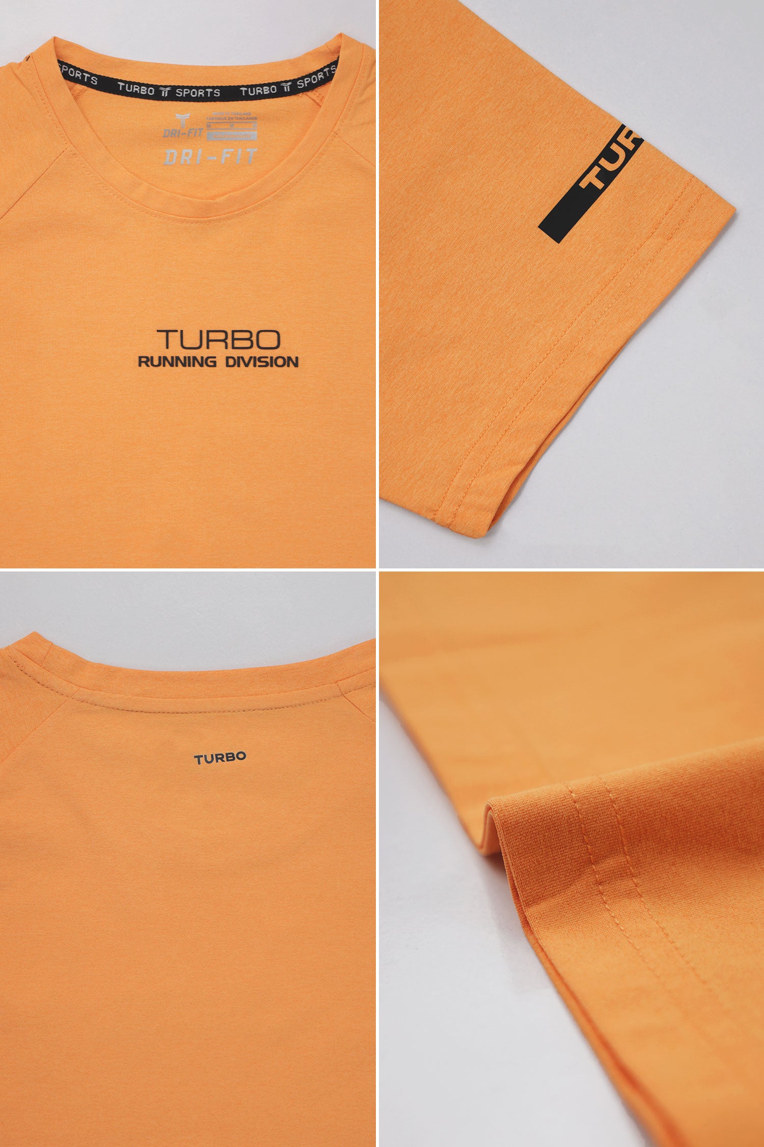 Turbo 'Running Division' Raglan Sleeve Dry-Fit Tee