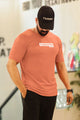 Turbo Pro Sports Climalite Mesh Dry-Fit Tee In Light Orange