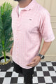 Turbo ShowOff Self Pattern Casual Shirt In Light Pink