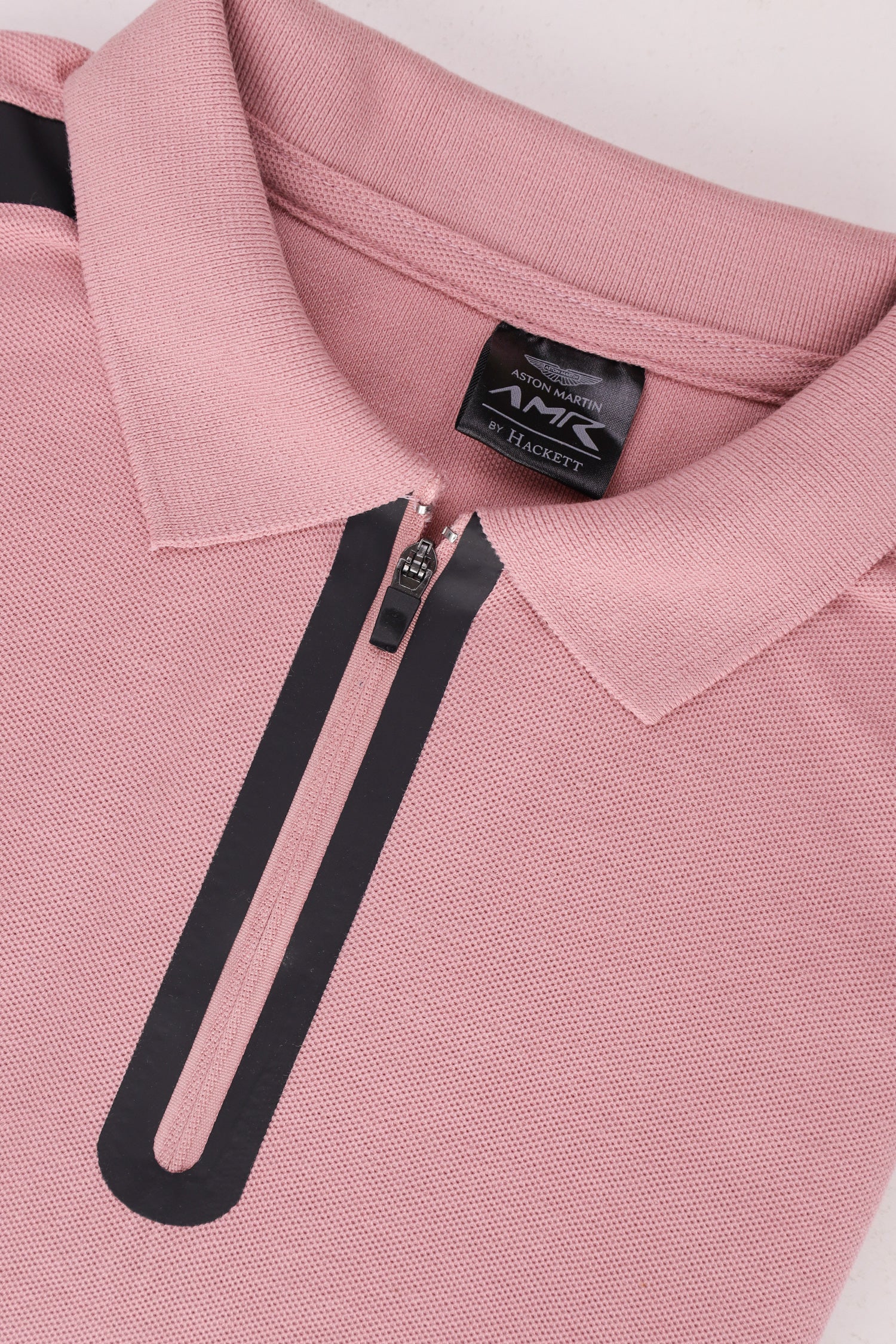 Hackt Lndn AMR Performance Zip-Placket Men's Polo Shirt