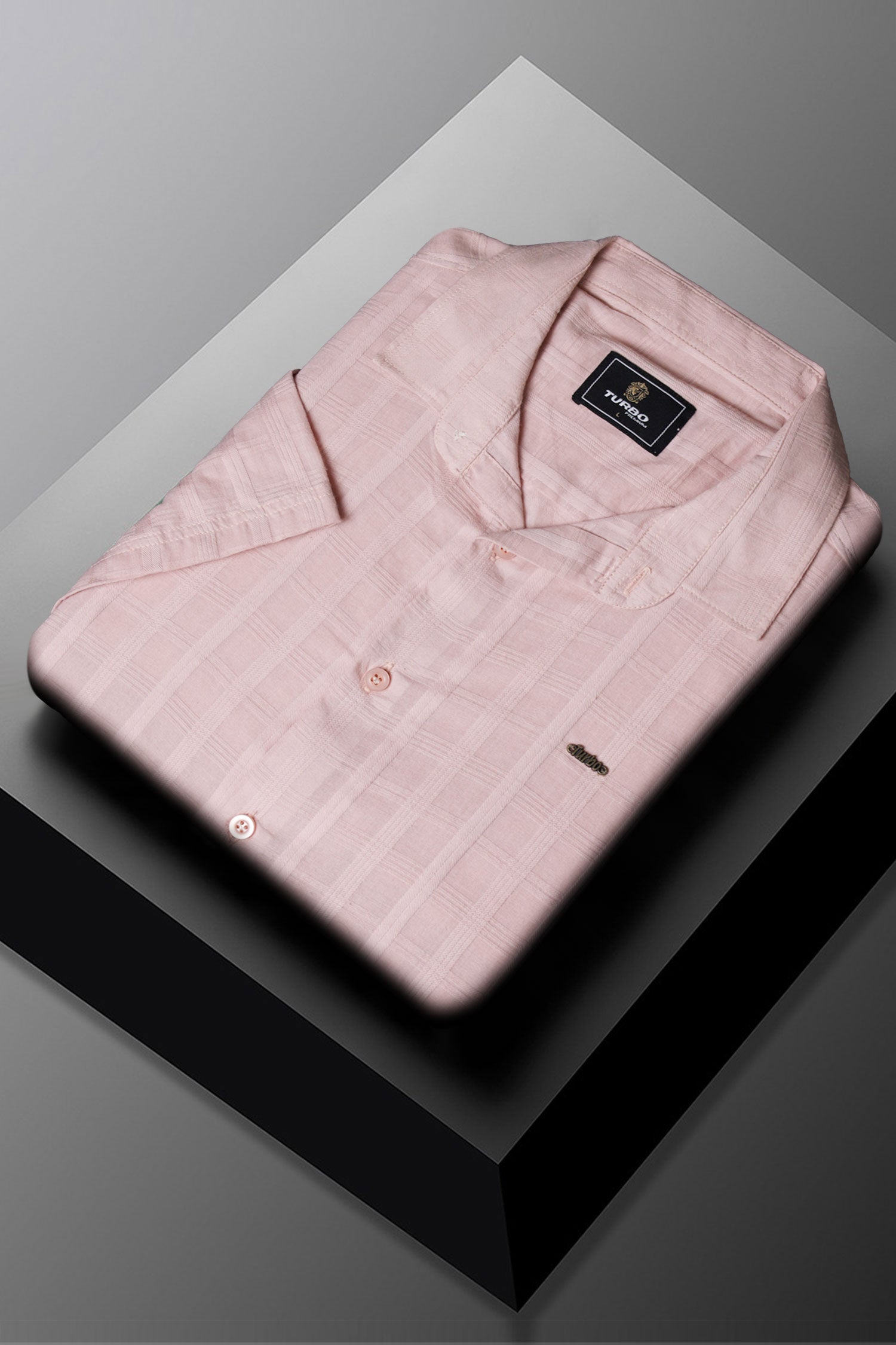 Turbo ShowOff Self Pattern Casual Shirt
