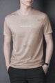 Mens Calm Fit Round Neck T-shirt In Tea Pink