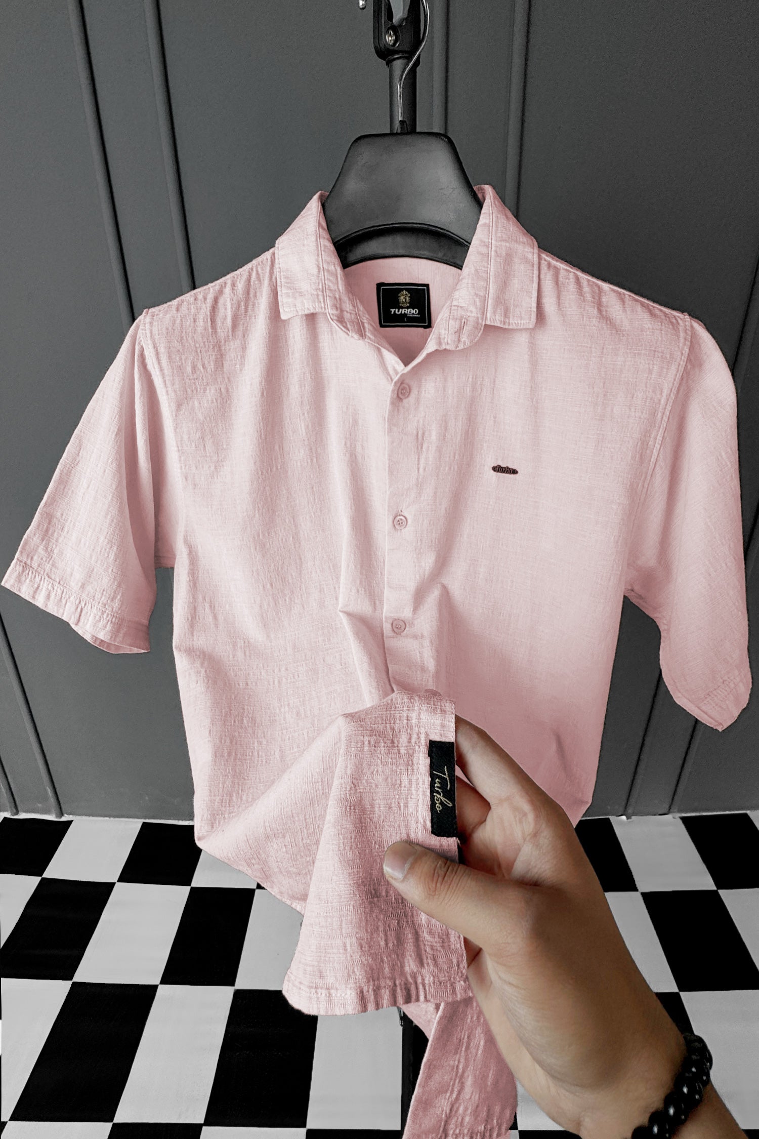 Turbo Textured Relaxed Fit Casual Shirt
