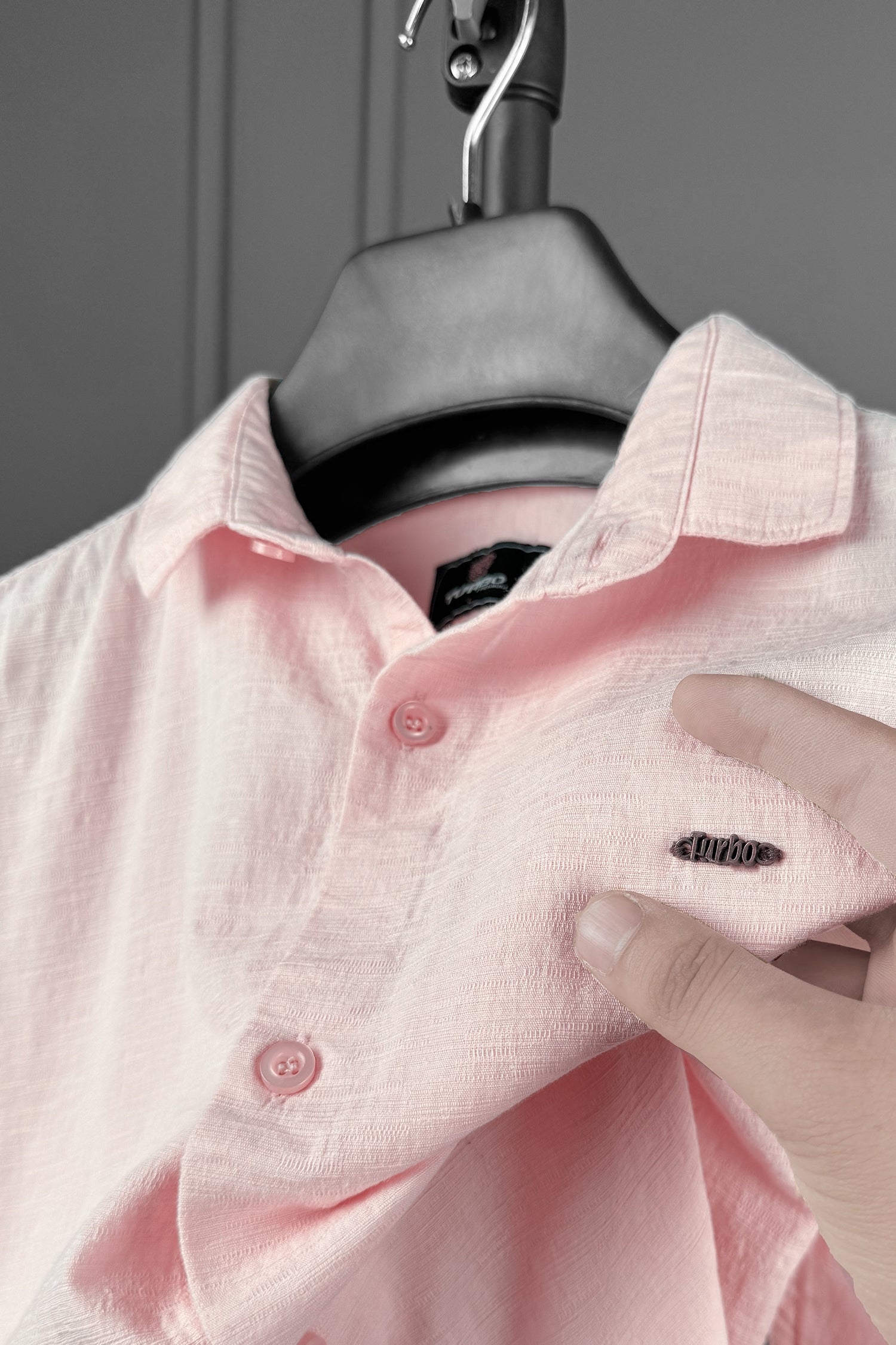 Turbo Textured Relaxed Fit Casual Shirt