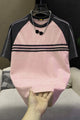Men's 3 Strips Round Neck Tee