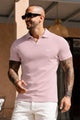 Turbo Signature Style Men's Polo Shirt In Baby Pink