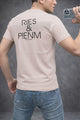 Elevate Style Mens Crew Neck T-shirt In Tea Pink