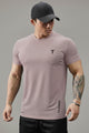 Turbo 'Street-Style' Drop-Shoulder Graphic Dry-Fit Tee In Light Pink