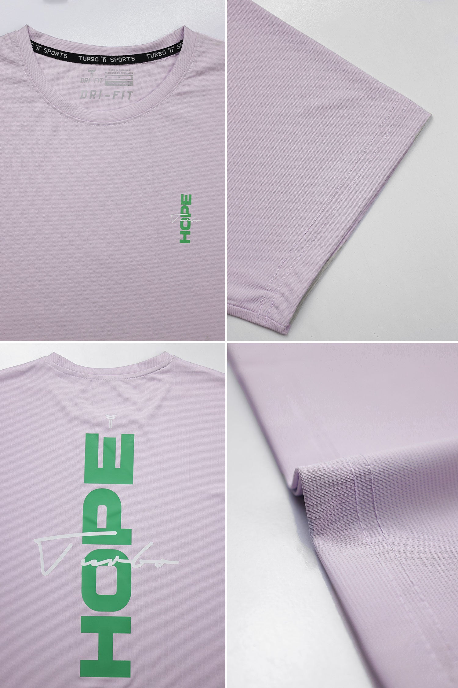 Turbo Strength in Hope Performance Dry-Fit Tee