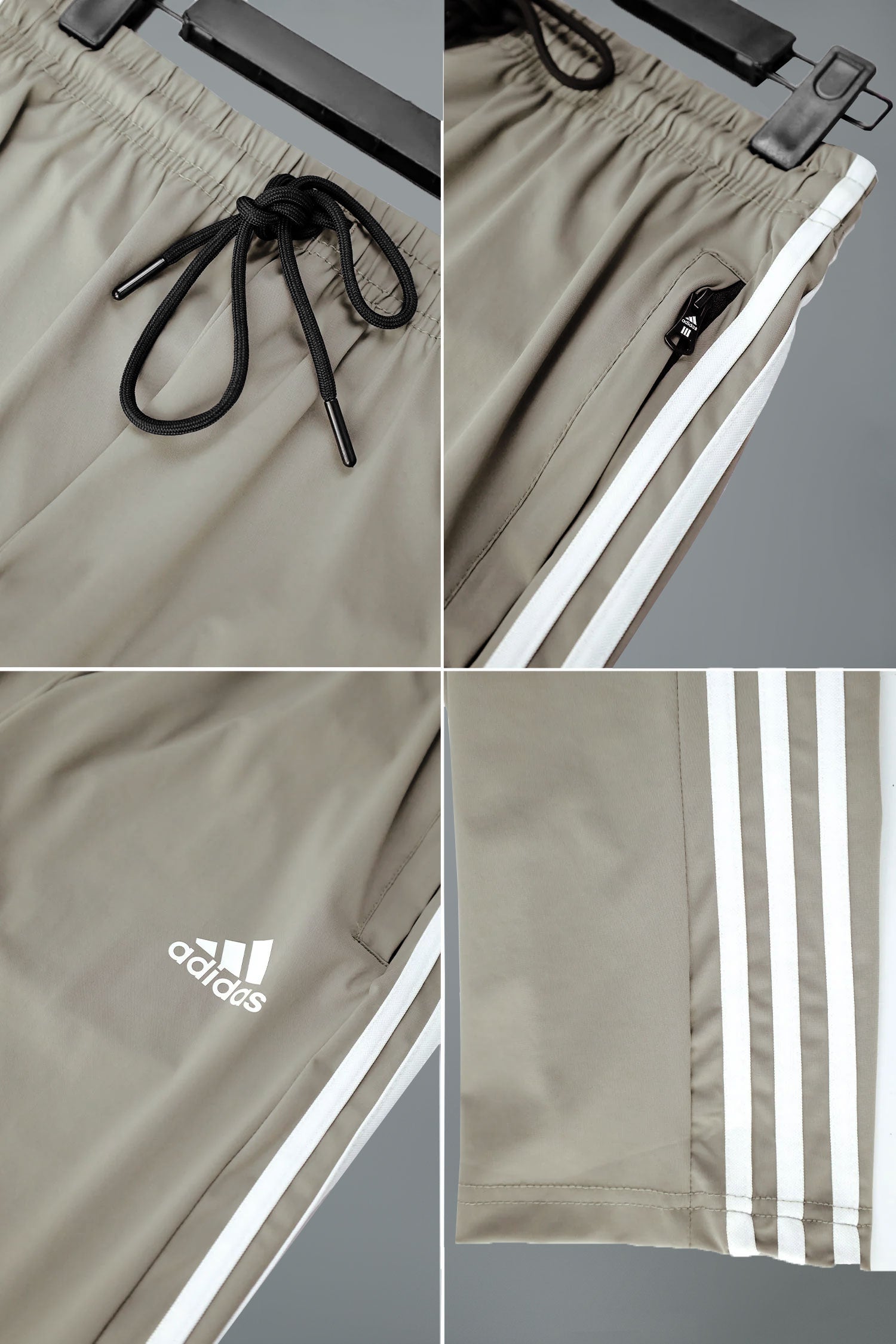 Adds Essential 3-Stripes Elastic Dry-Fit Trouser