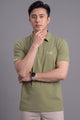 Nke Solid Victory Imp Dry-Fit Polo in Light Sage