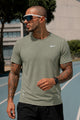 Nke Miler Breathable Slub Imp Dry-Fit Tee