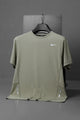 Nke Miler Breathable Slub Imp Dry-Fit Tee In Light Sage