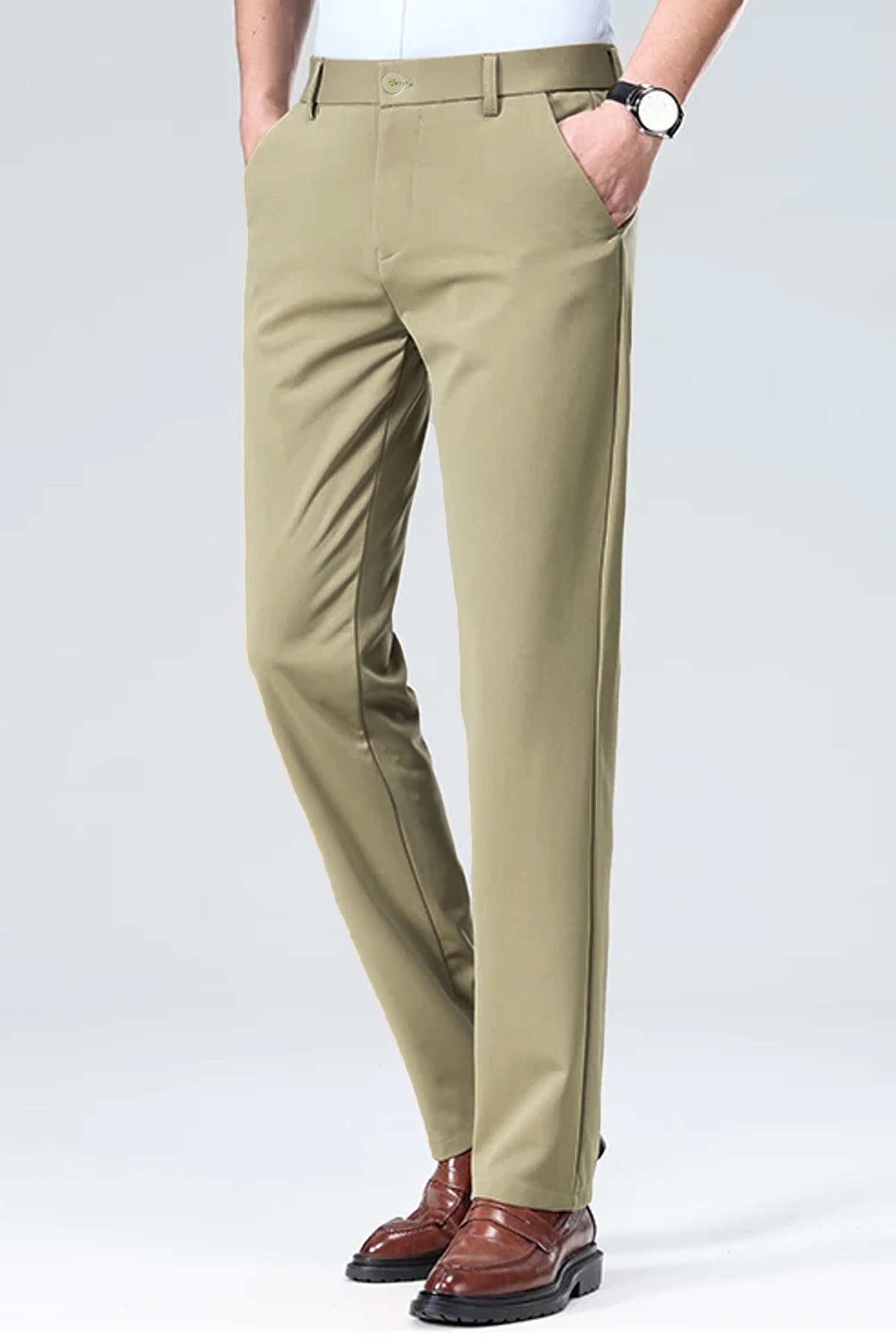 Turbo Axis Intelli-Drape Refined Fit Twil Cotton Pent