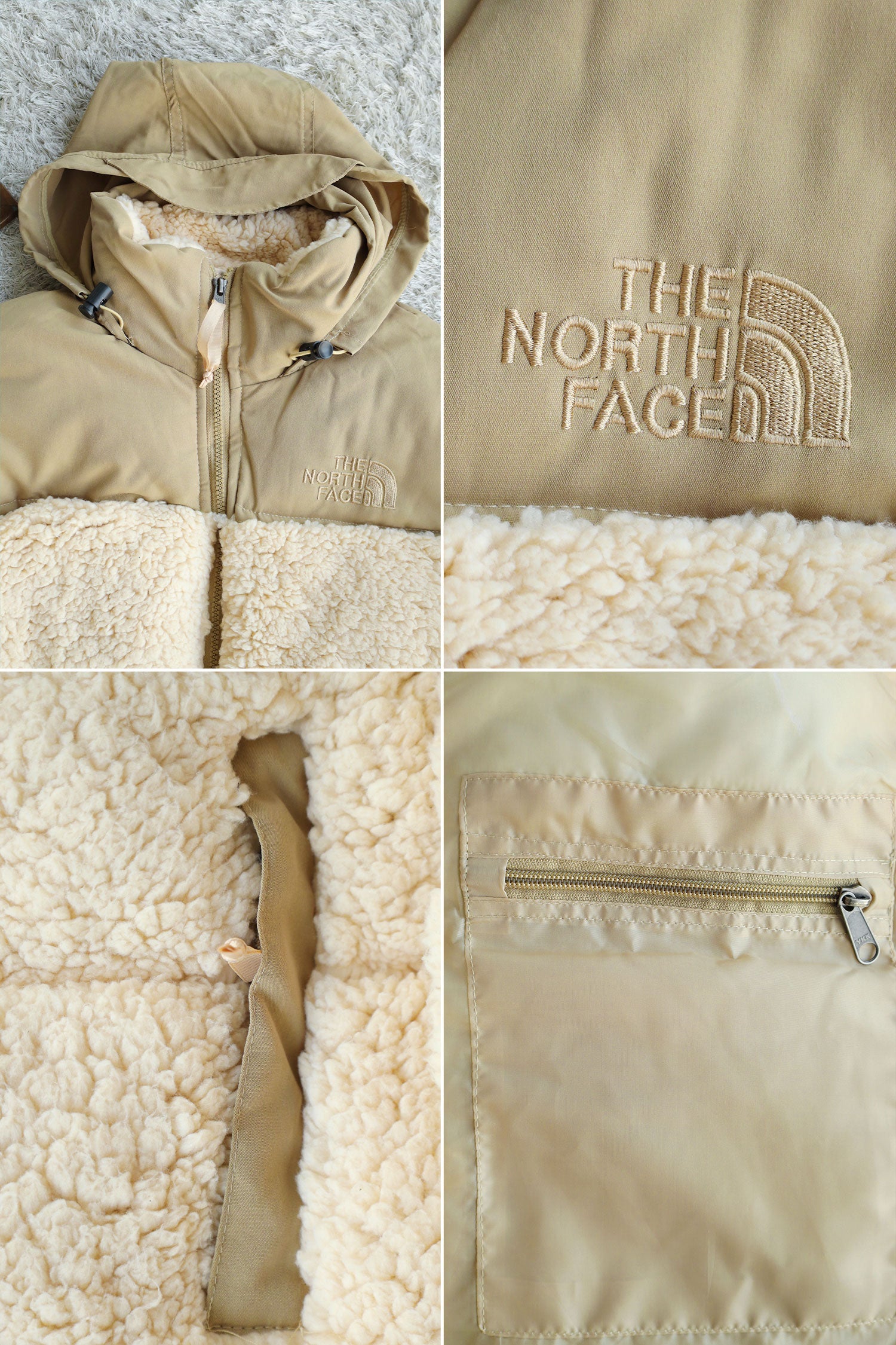 The Nrth Fce Sherpa Fleece Padded Imported Puffer Jacket