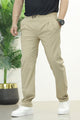 XRSN Double Plate Style Slim-Fit Trouser In Light Skin