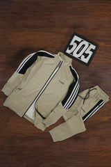 Turbo 3 Stripe Slim-Fit Full Zipper Style Tracksuit