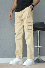 Turbo Hypemode Imp Cotton Cargo Trouser In Light Skin