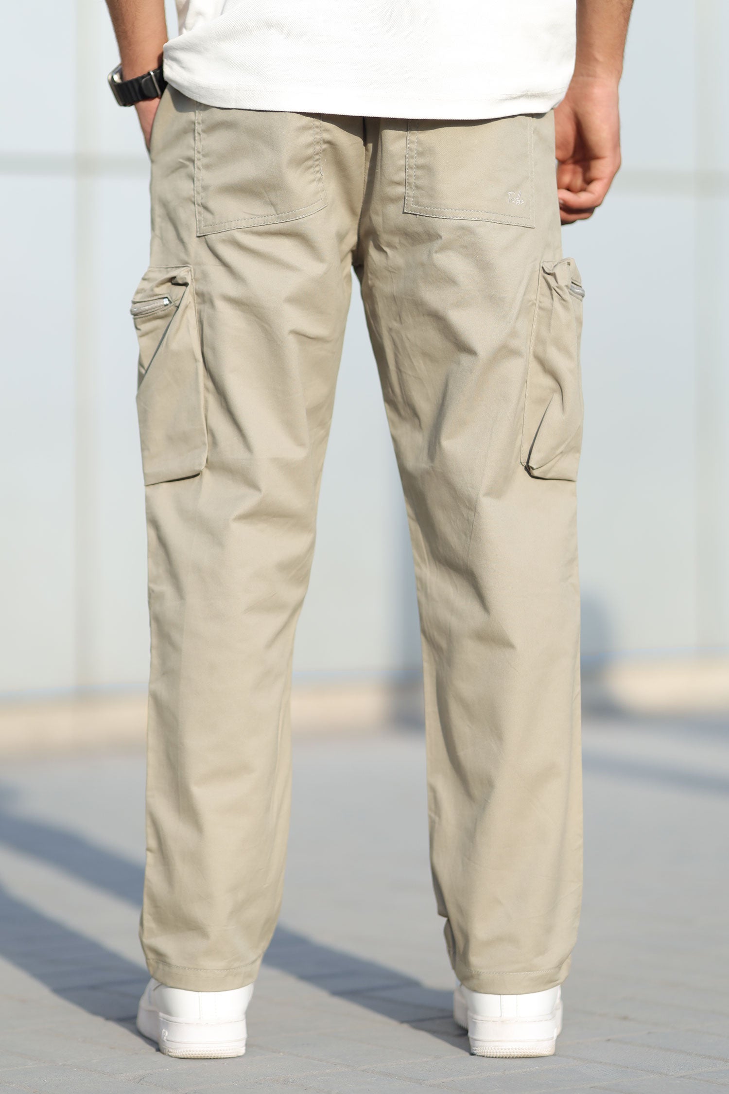 Turbo StreetFit Zip Pockets Imp Cotton Cargo Trouser